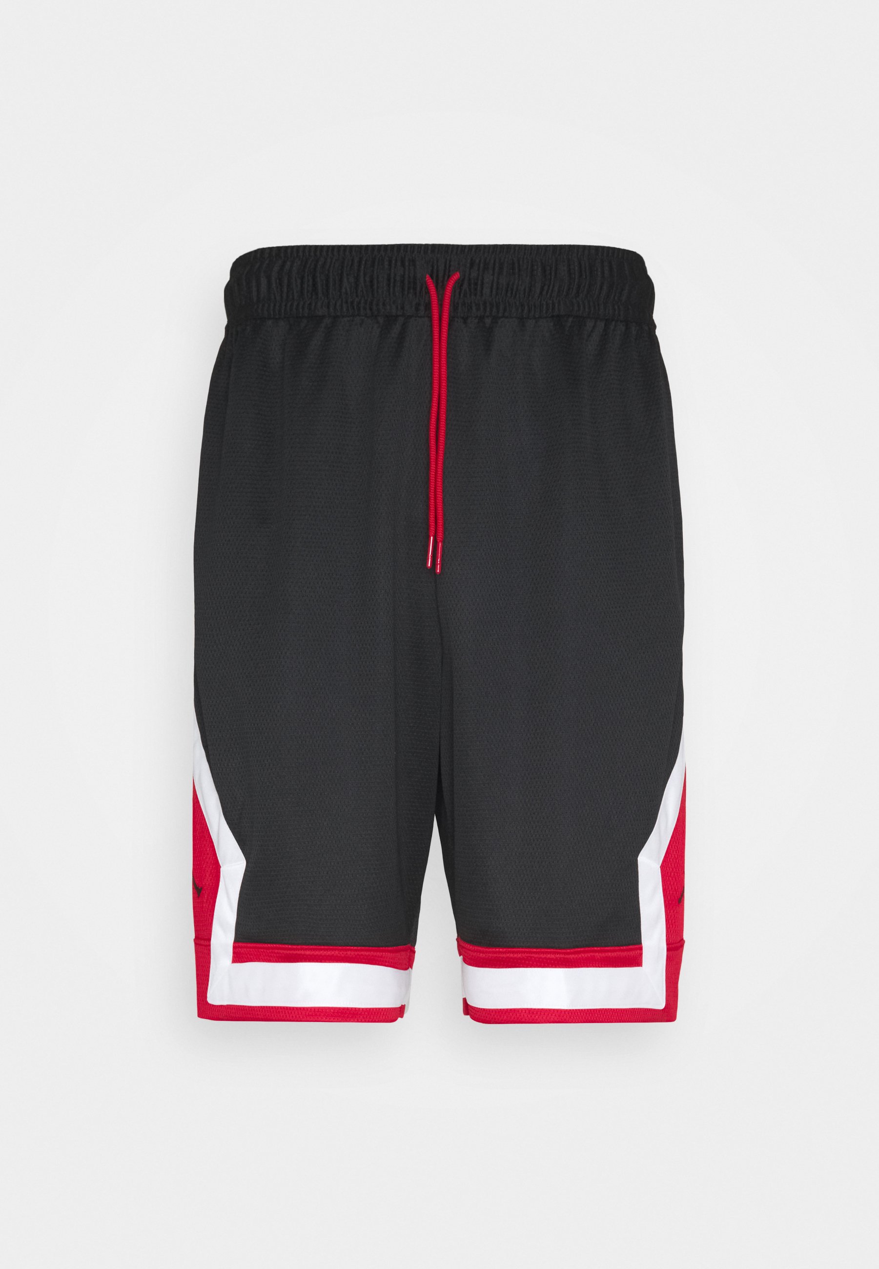 Jordan JUMPMAN DIAMOND SHORT - Pantalón corto de deporte - black/gym  red/white/negro - Zalando.es