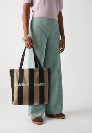 Samsøe Samsøe FRINKA  - Maisiņveida soma - black/greige