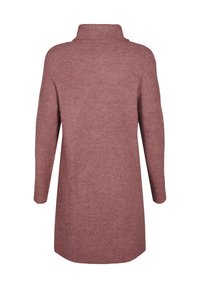 Zizzi Pletené šaty - rose brown melange