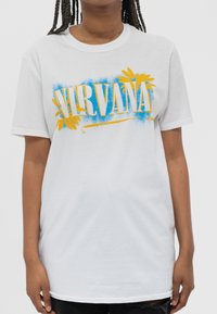 Paradiso Clothing NIRVANA ALL APOLOGIES - Print T-shirt - white