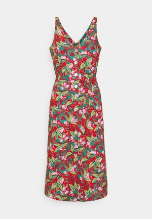 INES V NECK DRESS SALINA - Maxi-jurk - red