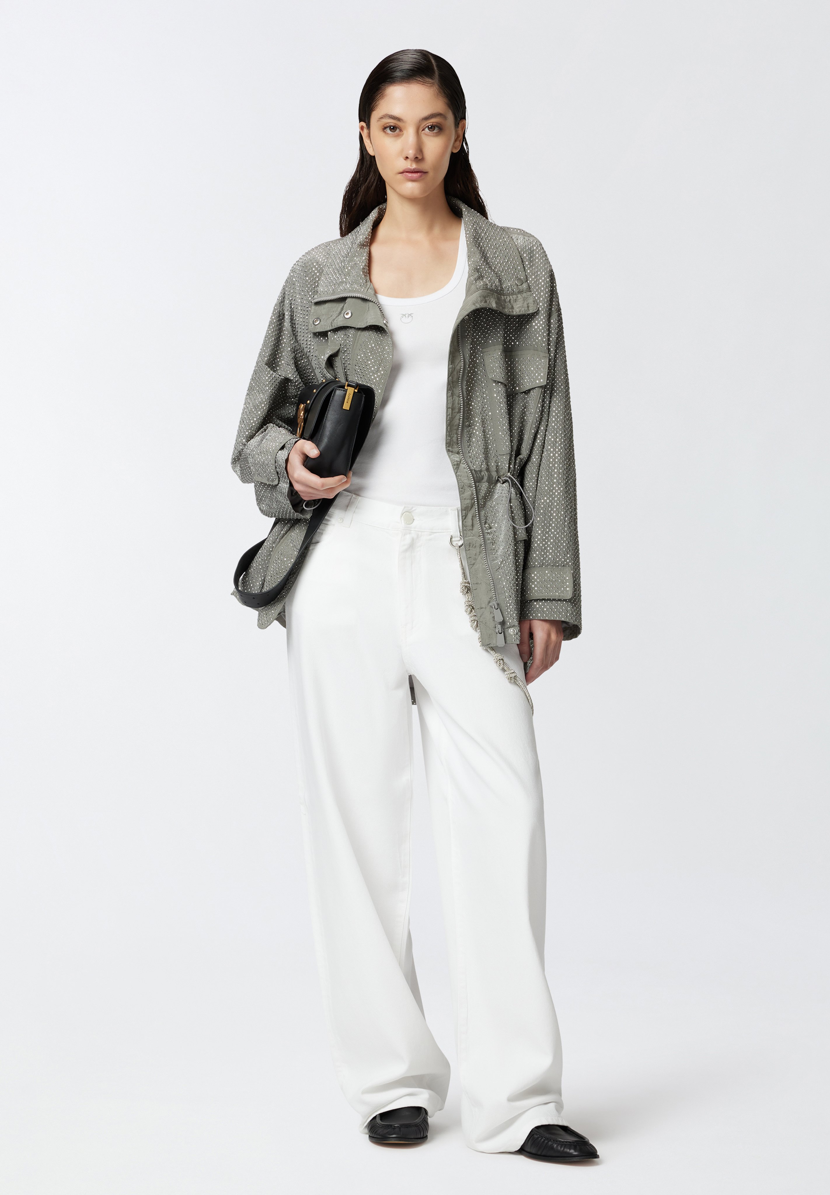 Pinko LAURYN - Jeans a sigaretta - bright white/bianco