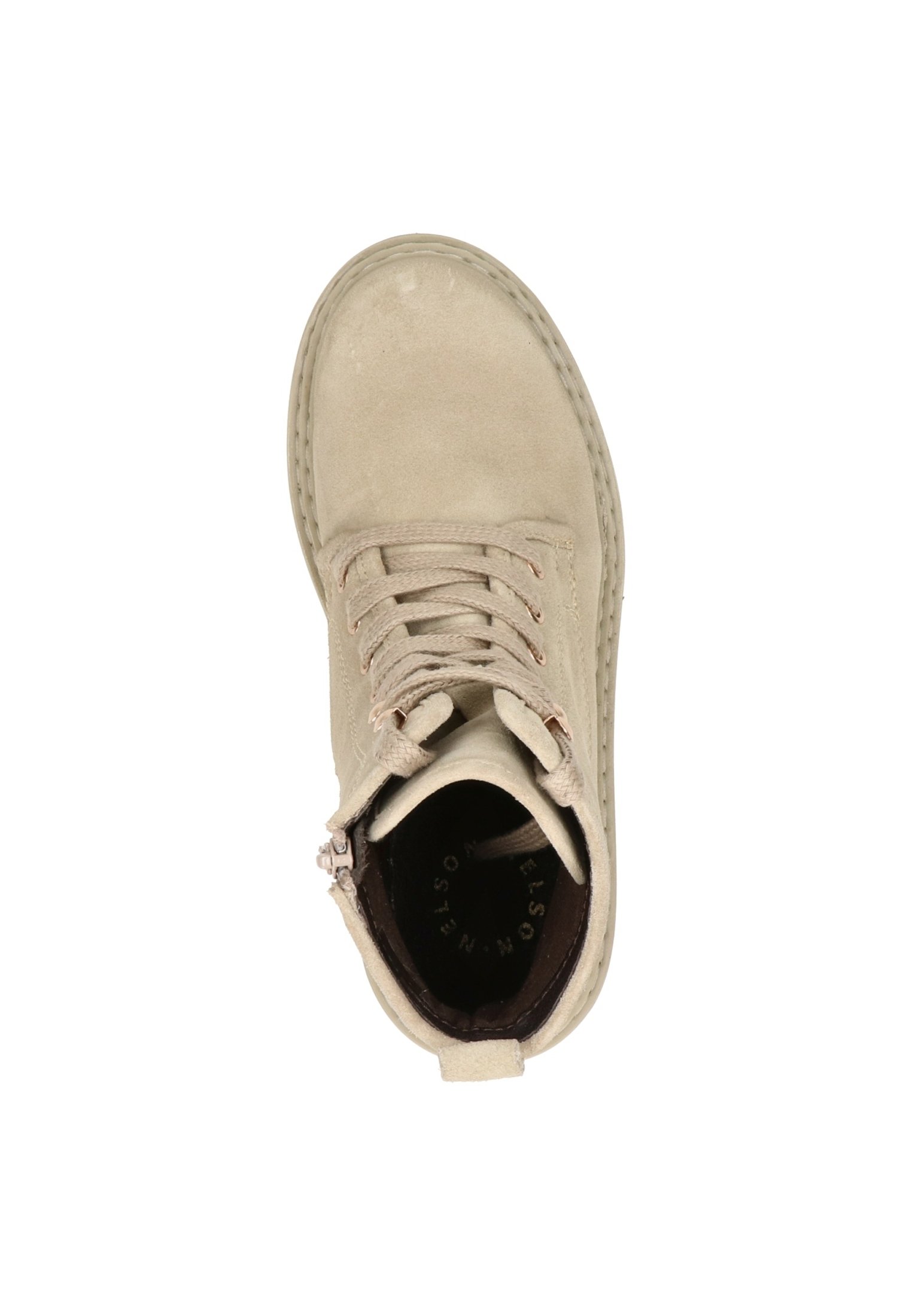 Nelson veterboots zwart - Damesschoenen.nl