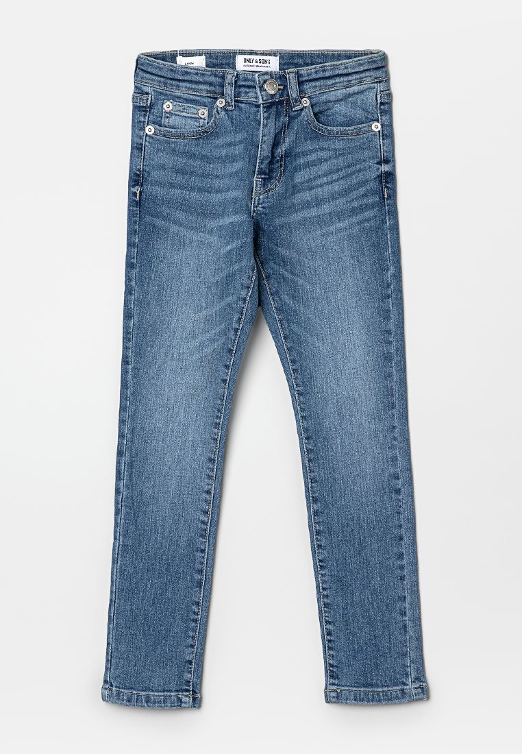 ONLY & SONS junior Slim fit jeans blauw
