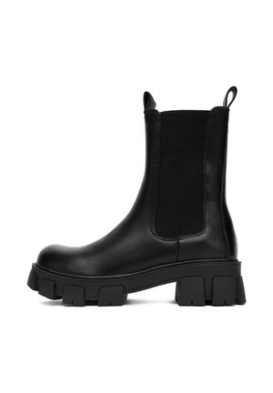 CHELSEA - Stivaletti con plateau - black