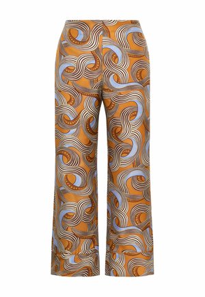 Maliparmi, COLLECTION PRINT TROUSERS - Pantalon classique - leather