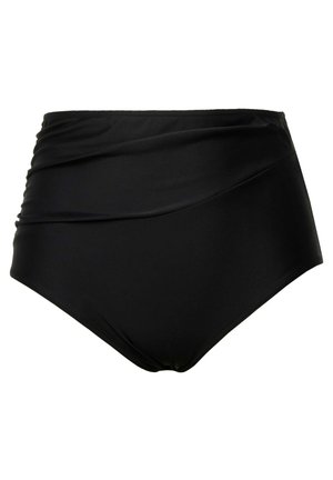 Ulla Popken DRAPIERUNG HIGH WAIST - Bikini-Hose - black