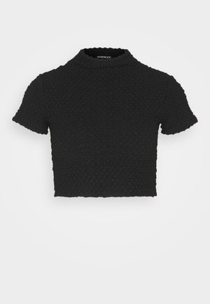 Even&Odd Trükipildiga T-särk - black