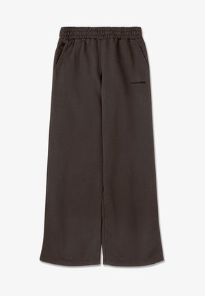 Pegador LOGO WIDE - Pantaloni sportivi - washed walnut brown black