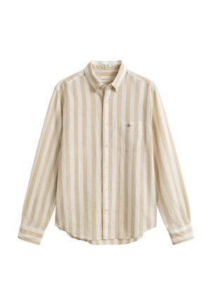 GANT, REGULAR STRIPE - Camicia - beige