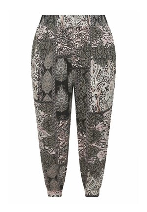 Yours Clothing, WOMEN'S CROPPED TROUSERS - Bukser - black