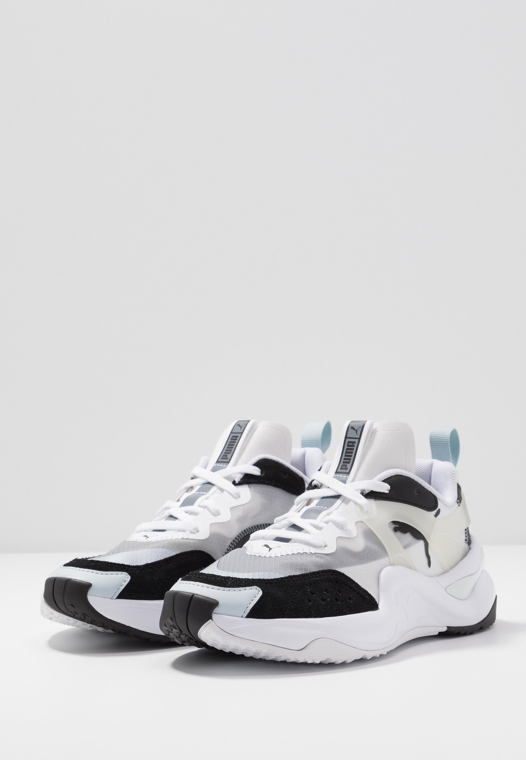 puma rise trainers in black