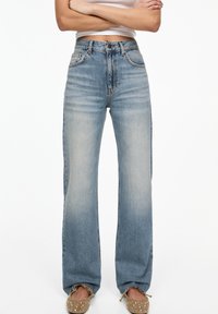 PULL&BEAR - CUT - Jean droit - stone blue denim Image miniature 1