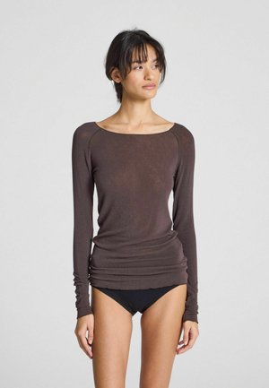 AMALIE L/S  - Langærmet T-shirt - mulch