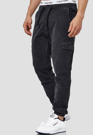 INDICODE JEANS Walker - Cargobukser - black