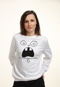 Henry Tiger SPONGEBOB SQUAREPANTS DOODLEBOB FACE - Sweatshirt - white