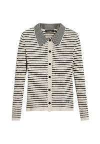 SWEATER WITH -  BUTTONS - Vesta na kopčanje - white