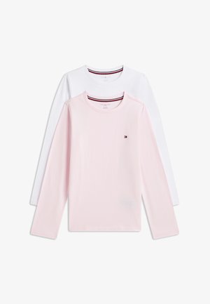 Tommy Hilfiger, 2 PACK - Φανέλα - light pink/white