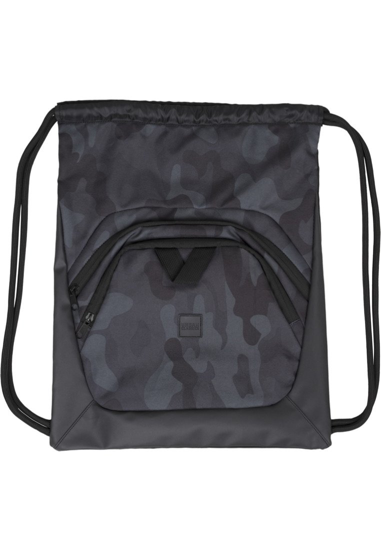 Urban Classics Sacchetto sportivo - black/dark camo/black
