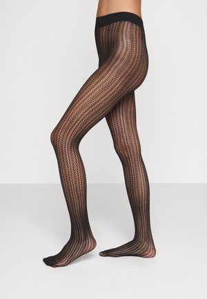 SELMA NET TIGHTS NET - Collants - black