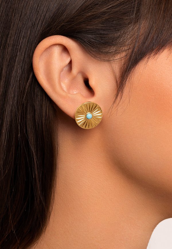 SOLEI TURQUESA - Ohrringe - color oro