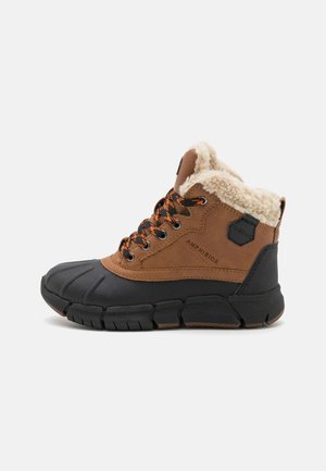 Geox FLEXYPER BOY ABX - Veterboots - cognac/black