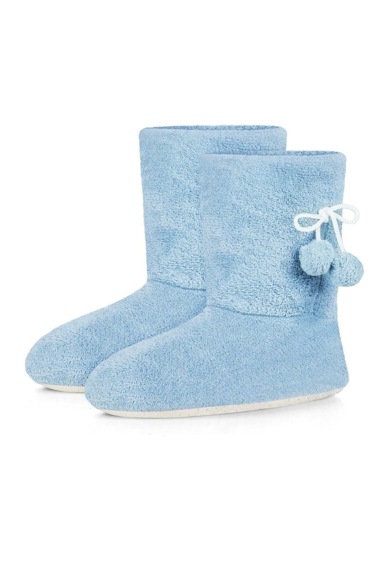 Damen Sneaker | Normani COZY BOBBLE HOMIES Hausschuh hellblau - HH21022 Damen Sneaker | Normani COZY BOBBLE HOMIES Hausschuh hellblau - HH21022