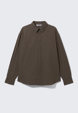 Weekday CHECKED LOOSE SHIRT - Ing - brown