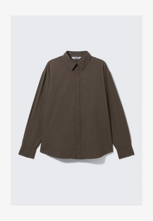 Weekday CHECKED LOOSE SHIRT - Ing - brown