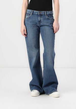 SPENCER FLARE HUNTIGNTON - Trapezaste traperice - mid blue