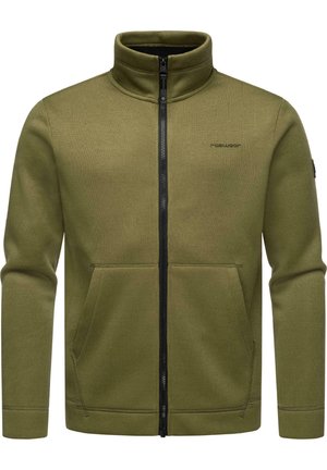 FABBIAN - Sweat zippé - olive