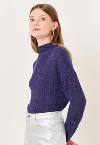 Jimmy Key HALF TURTLENECK LONG SLEEVED PLAIN - Camicetta - purple