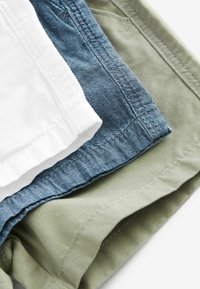 Next 3 PACK - REGULAR FIT - Shorts - sage chambray white