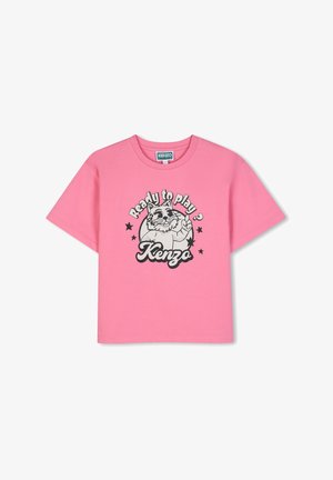 KENZO kids, TEE-SHIRT MANCHES COURTES - T-shirt imprimé - rose tendre
