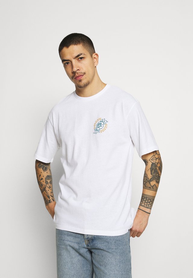 GRIDLOCK - T-shirt imprimé - white