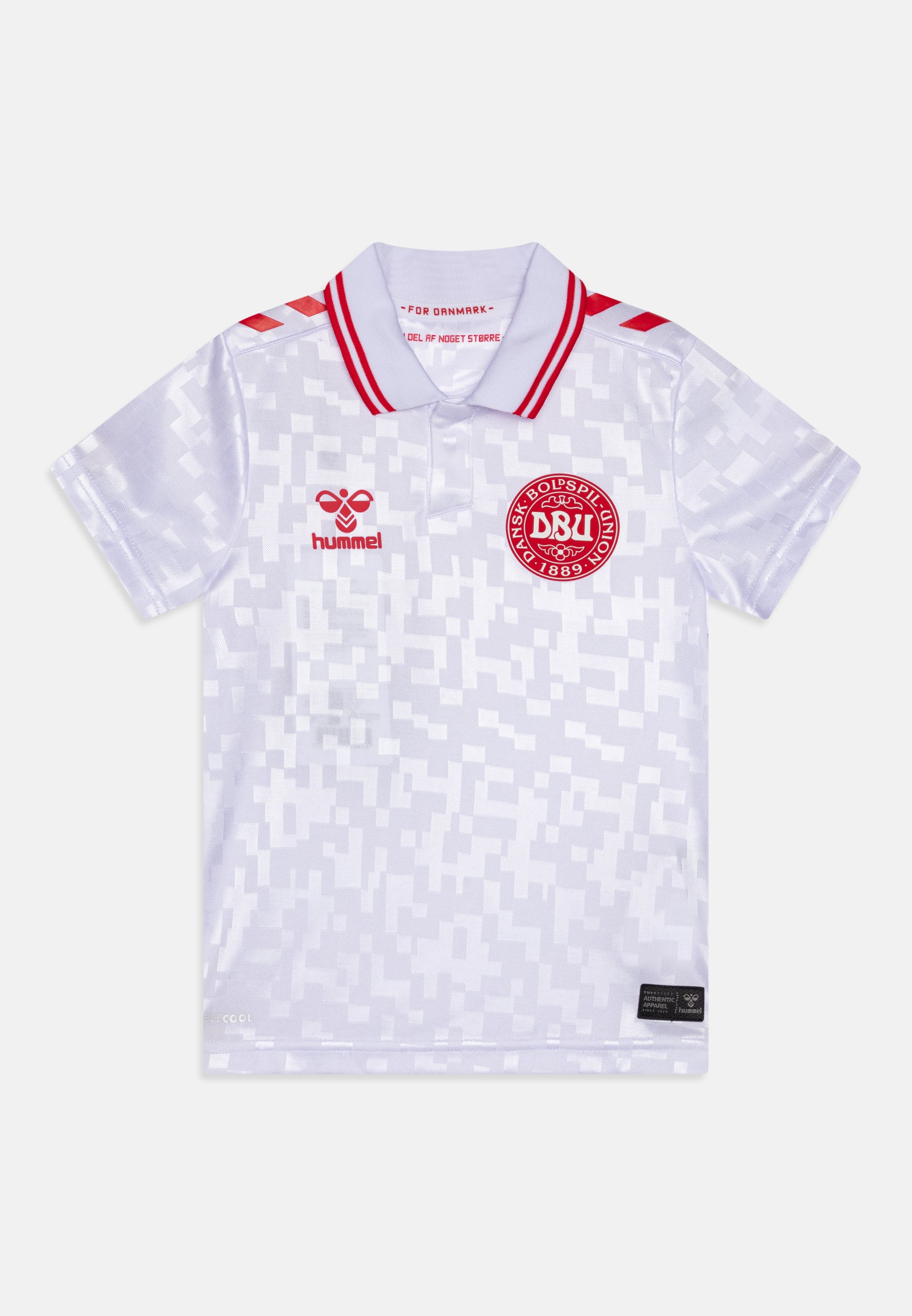 Hummel DENMARK DBU AWAY KIDS UNISEX - Football shirt - white