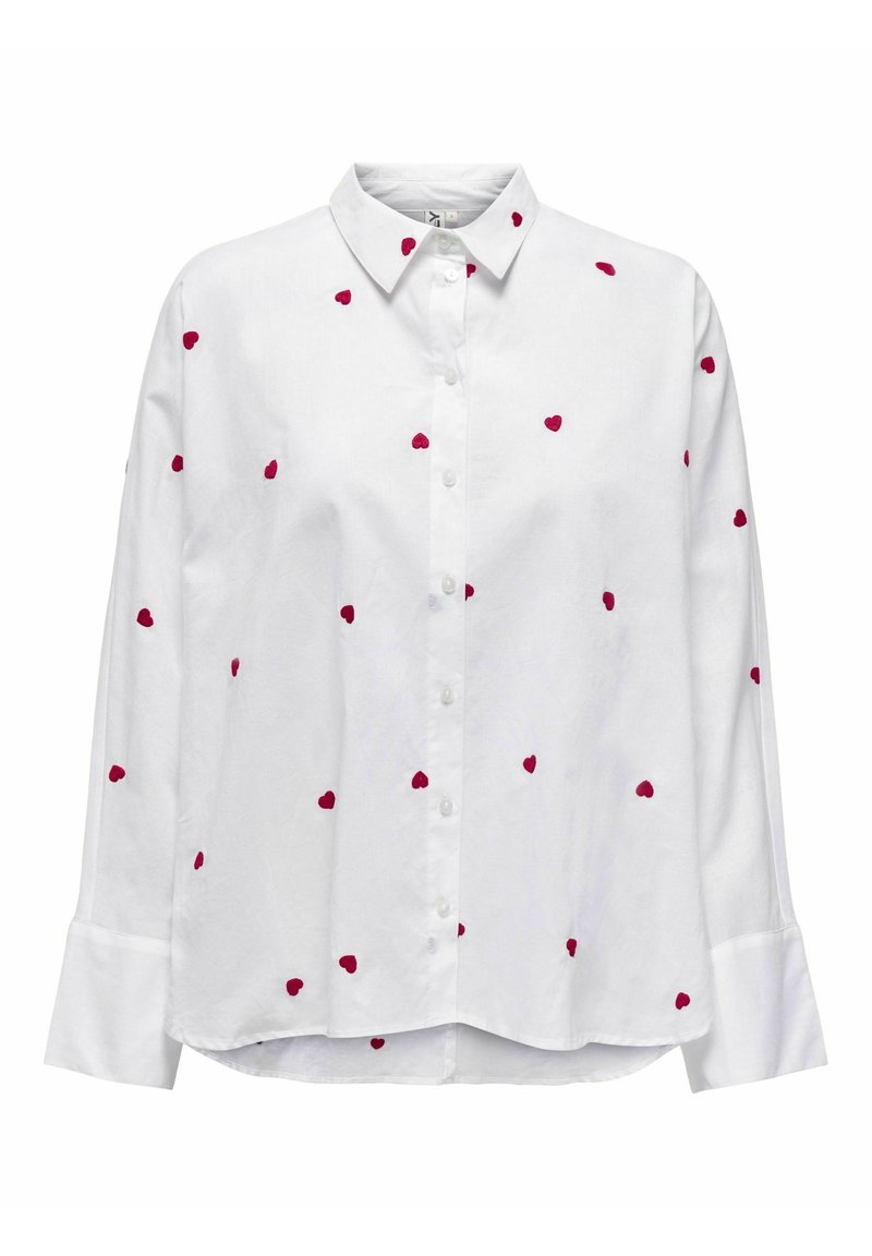 ONLY ONLNEW LINA GRACE LS EMB SHIRT NOOS WVN - Button-down blouse ...