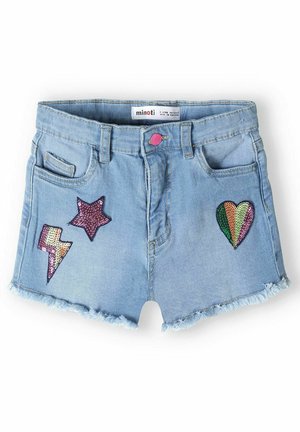 SEQUIN DETAILS JEAN - Short en jean - blue denim