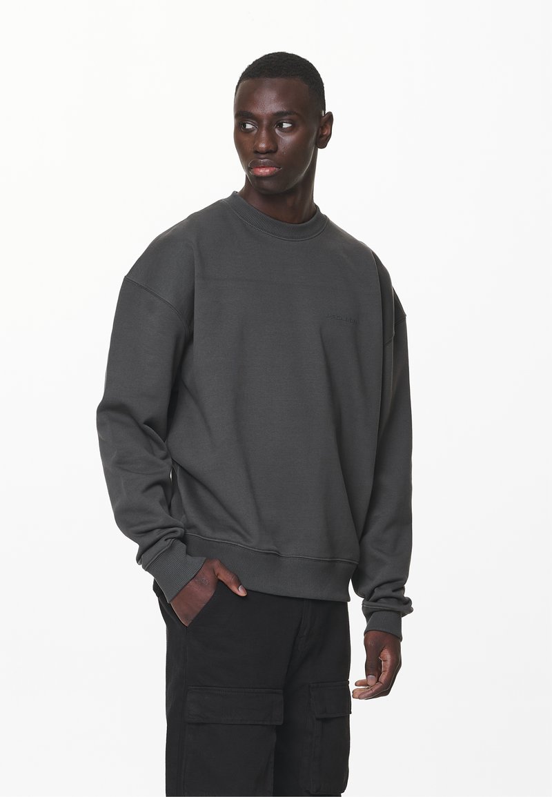 Pegador LOGO OVERSIZED SWEATER - Felpa - washed volcano grey