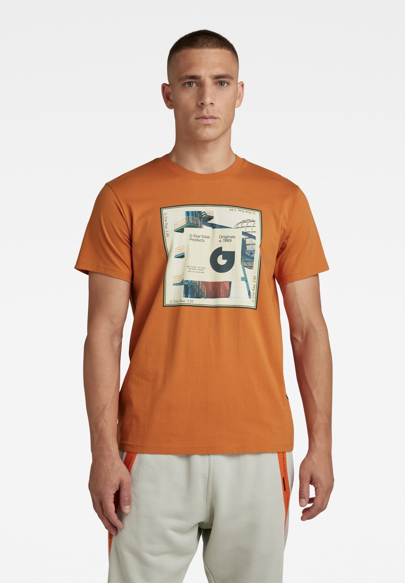 G-Star SCARF PHOTOPRINT - Print T-shirt 