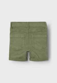 Name it SLIM FIT - Shorts - deep lichen green