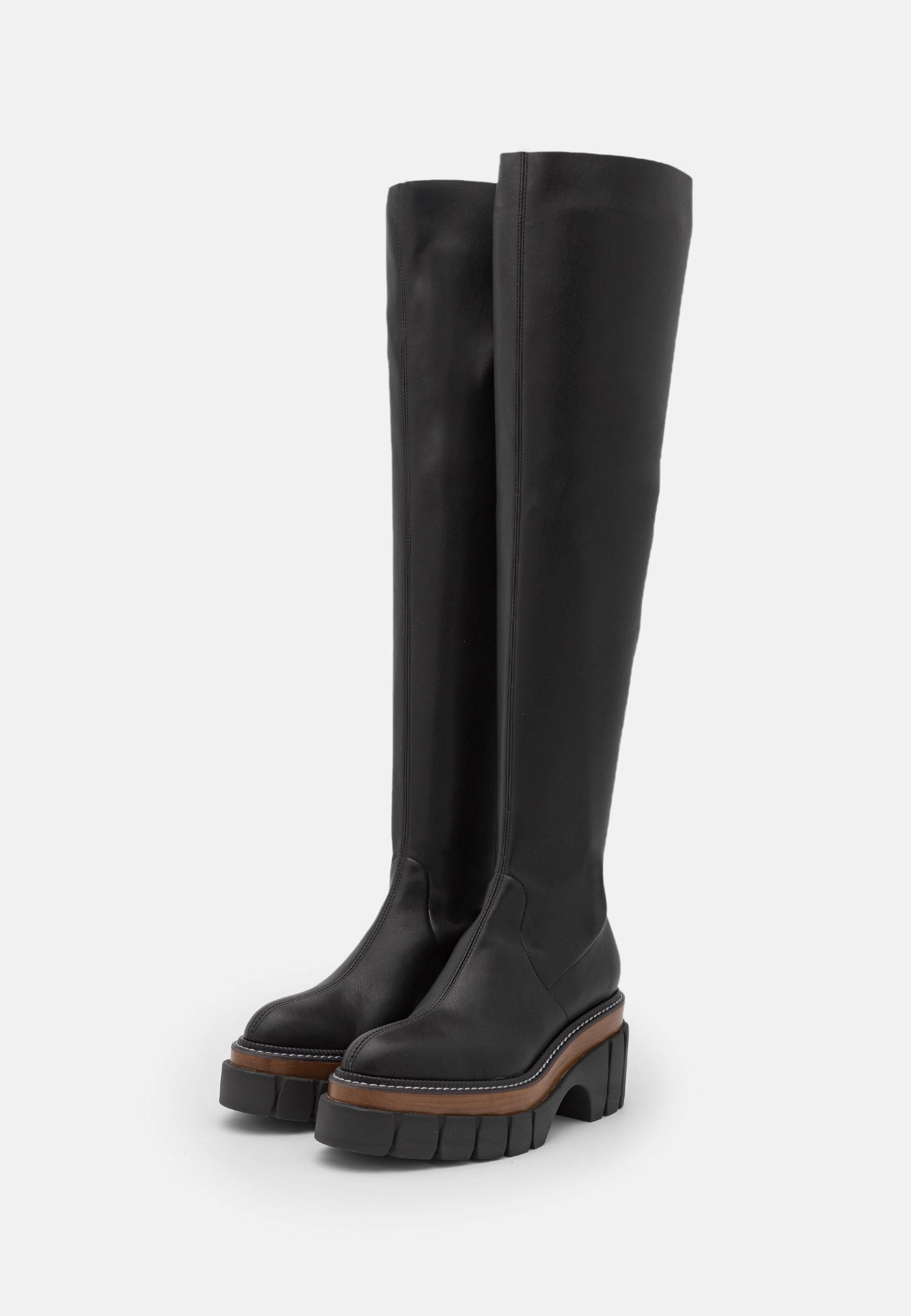 Pons Quintana MELINA - Platform boots - black - Zalando.co.uk
