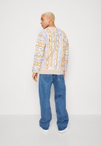 Carlo Colucci RUNDHALS UNISEX - Striktrøje - purple/orange/blue/yellow