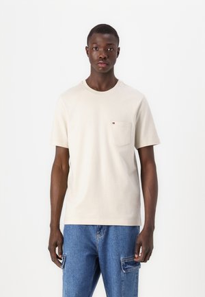 ESSENTIAL SOLID POCKET TEE - T-paita - newsprint