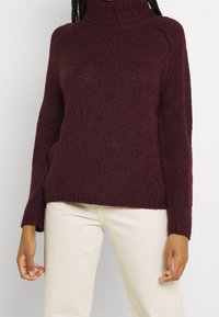 JDY Strickpullover - bordeaux