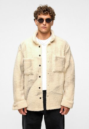 CASPER - Fleecejacke - ecru