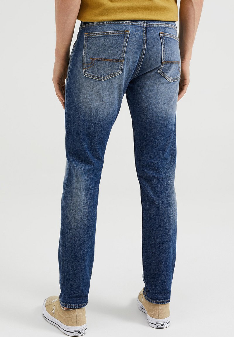 Herren Skinny Fit | WE Fashion MET STRETCH Jeans Slim Fit blue/dunkelblau - CV53587 Herren Skinny Fit | WE Fashion MET STRETCH Jeans Slim Fit blue/dunkelblau - CV53587