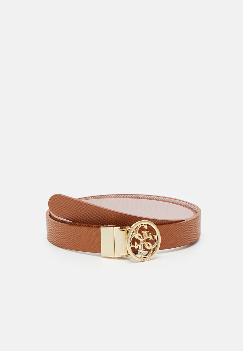 Guess PANT BELT Belt light cognac/light rose/cognac Zalando.co.uk