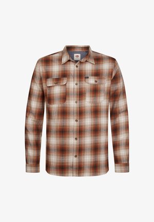 Petrol Industries, OMBRE CHECK SHIRT IRONLINE - Overhemd - copper orange