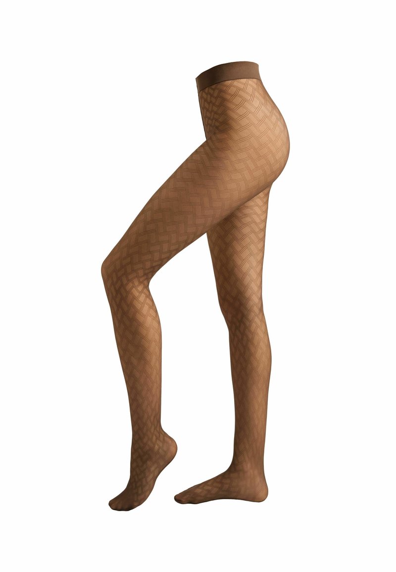 Calzedonia 50 DENIER - Collants - brown/marron foncé chiné - ZALANDO.FR